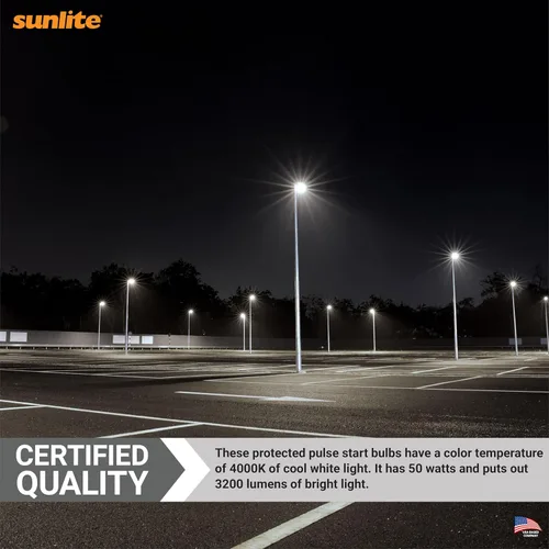 Vista 5 de Sunlite Lámpara de halogenuros metálicos protegidos M110/O 50W Transparente