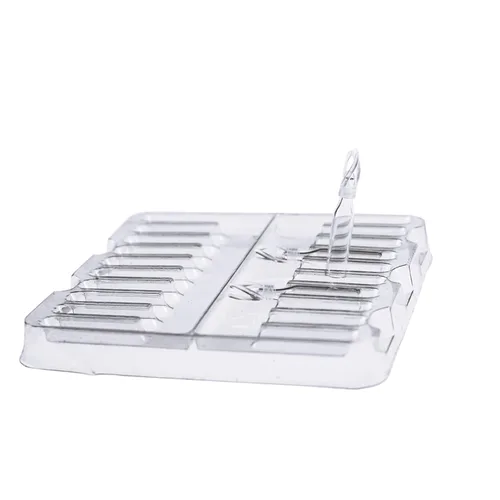 Vista 4 de ALWSCI Insertos de vial de 250 µl, vidrio de borosilicato de 0.236 x 1.142 in, base cónica con resorte, paquete de 100