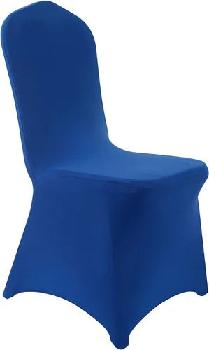 Vista 20 de Peomeise - 6 piezas de funda elástica de elastano para sillas, para bodas, fiestas, banquetes y eventos (negro, 6)