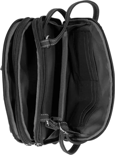 Vista 3 de MultiSac Zippy - Bolso bandolera con triple compartimento