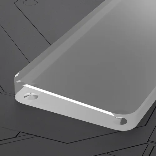 Vista 5 de Reposamuñecas acrílico para teclado – Teclado compacto 60% – Teclados mecánicos Reposamanos ergonómico para teclado de computadora, base