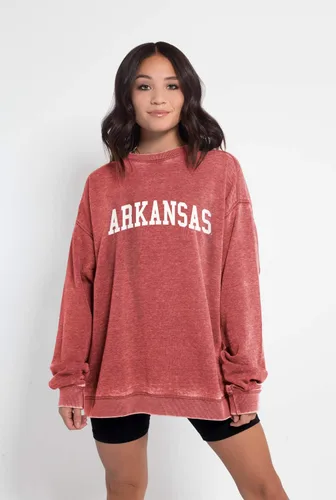 Vista 3 de chicka-d NCAA Campus Crew para mujer