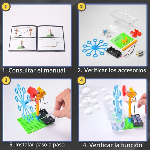 Vista 8 de STEM Toys Kits de ciencia para niños, robótica, regalos de cumpleaños