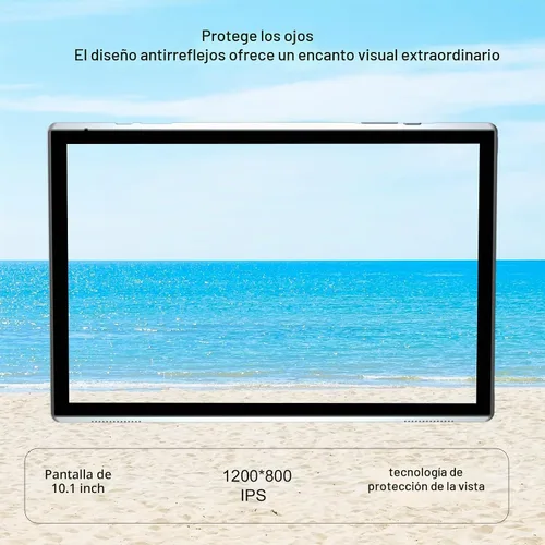 Vista 5 de ZZB Tablet PC de 10 pulgadas Android 15, tabletas Android de 10.1 pulgadas DDR4 8GB RAM 32GB ROM 2MP+8MP Cámara dual 5G WiFi-6 BT Soporte 1TB