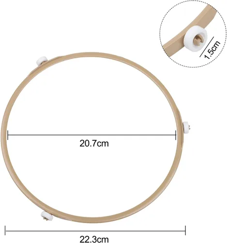 Vista 5 de Microwave Oven Ring 8.74in OD 0.59in Height Precise(1.5cm)