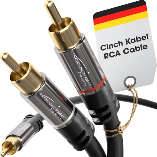 Vista 9 de KabelDirekt – Cable RCA/Phono Y – 1×2 – 25 pies