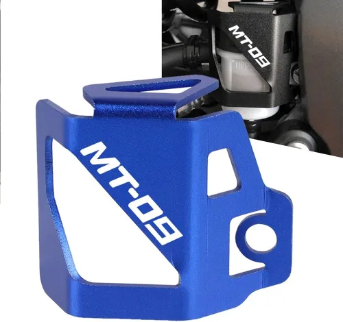 Vista 2 de Protector de tapa para Yamaha MT09 FZ-09 FZ09 MT 09 07 10 MT07 FZ-07 FZ07 FJ-09 MT10 Protector de cubierta de depósito de líquido de freno trasero