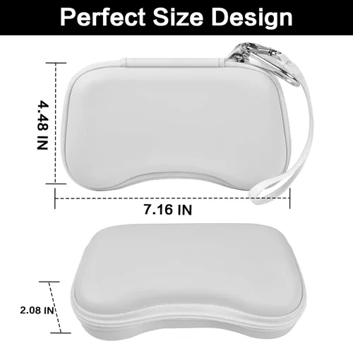 Vista 3 de casmilee Case for BACKBONE One Mobile Gaming Controller 2nd Gen1st Gen, Handheld Gaming Console Portable Travel Holder for Cables Power Bank