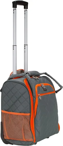 Vista 22 de Rockland Melrose - Maleta con ruedas, de porte vertical, para caber debajo del asiento, Rojo), BF31-RED
