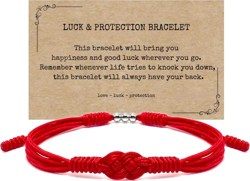 Vista 11 de Pulsera de protección infinita, pulsera tibetana Forever Lucky and Safe de varios colores, pulsera de cuerda de surfista para hombres, mujeres