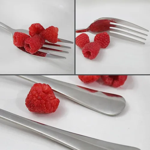 Vista 7 de Cornucopia Brands Juego de 2 tenedores para servir (2) - Elegante tenedores de servicio de primera línea, tenedores de servicio estilo buffet