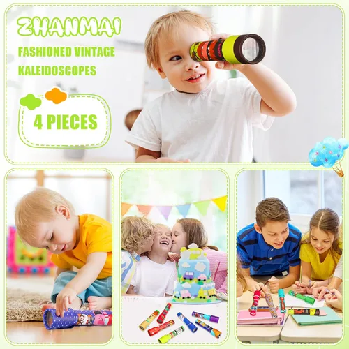 Vista 10 de CHENGU 30 piezas de mini caleidoscopios a granel, premios de fiesta