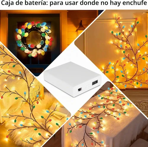 Vista 7 de 4FT 48LED USB Huevo de Pascua Rama Luces para decoración de pared, caja de 1 huevo de Pascua 48 LED