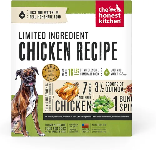 Vista 14 de Alimento para Perro con Escasos Ingredientes Deshidratados Moderados de Honest Kitchen