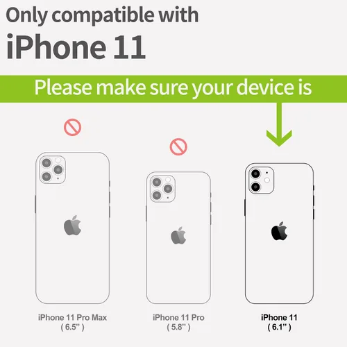 Vista 3 de Carveit Funda de madera para iPhone 11 [madera natural y TPU suave negro] a prueba de golpes, elegante protector de teléfono de madera compatible