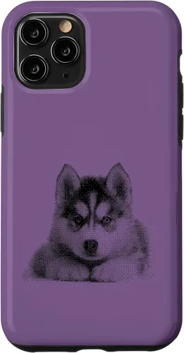 Vista 27 de Chic Husky Puppy for Dog Mom and Paw Parents Case for iPhone 16