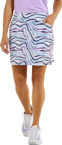 Vista 5 de Coolibar Falda pantalón corta de rendimiento UPF 50+ para mujer, protección solar