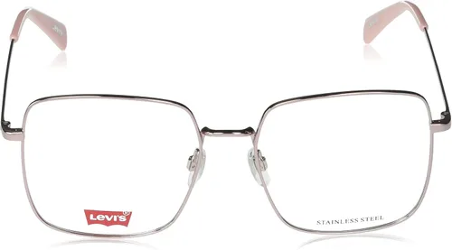 Vista 2 de Levis Marcos cuadrados para lentes de prescripción Lv 1010 para mujer