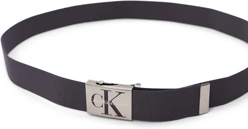 Vista 5 de Calvin Klein de los hombres ajustable Firma algodón belt-white