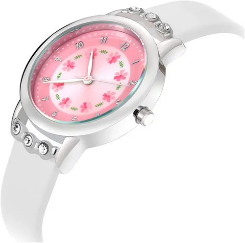 Vista 2 de WUTAN Kids Watch Girls Ages 6-8 8-10 10-12, Wrist Watches for Girls Gifts Waterproof Reloj para Niños Niñas 6 7 8 Year Old Girl Birthday Gift