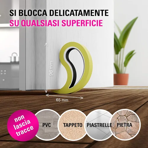 Vista 21 de Stoppy - Tope para puertas y ventanas, cuña multifuncional, gancho conveniente para puertas, abrazadera para ventanas, mantenga puertas y ventanas