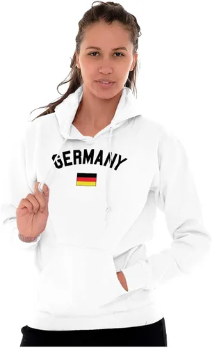 Vista 5 de Brisco Brands Sudadera con capucha para mujer y hombre con bandera del país de Alemania