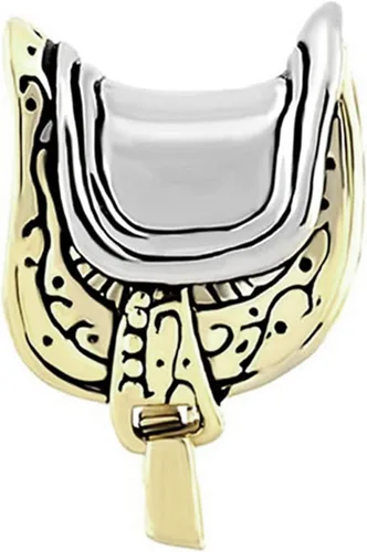 Vista 3 de NARTGO Abalorio de caballo en tono dorado para entusiastas ecuestres compatible con pulseras Pandora