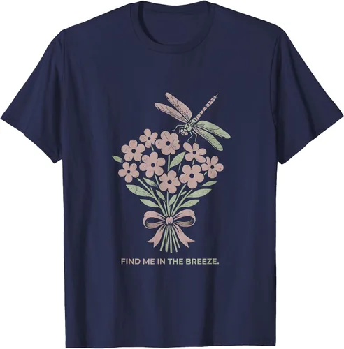 Vista 4 de Find Me In The Breeze Nature Inspired Design T-Shirt
