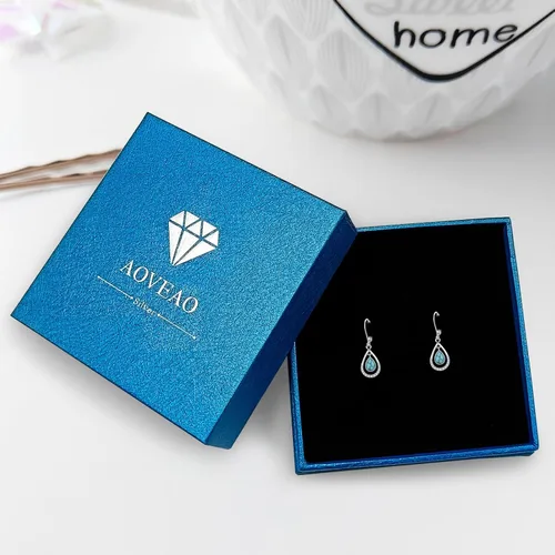 Vista 7 de Cuoka 925 Sterling Silver Moonstone Malachite Moss Agate Earrings, Small Hoop Dangle Drop Earrings Jewelry for Women