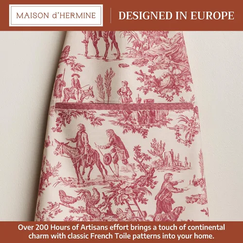 Vista 852 de Maison d' Hermine Delantales para mujer con bolsillo, 100% algodón (27.50 x 31.50 pulgadas)