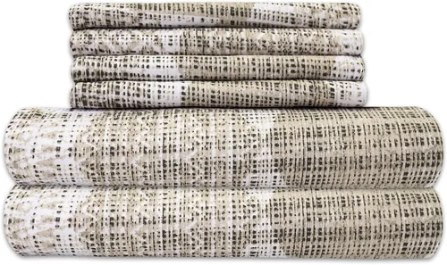 Vista 48 de Juego de sábanas de 4 piezas para camas individuales de 1500 hilos de microfibra de cepillado fino con bolsillo profundo - 1 funda de almohada