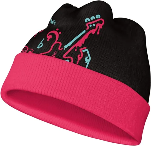 Vista 28 de AmzPrint Gorro térmico de invierno con estampado de lunares blancos y fresas rosadas, talla única