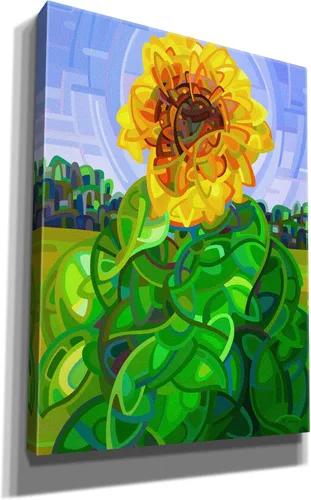 Vista 2 de Epic Graffiti 'Pinwheel' de Mandy Budan, arte de pared en lienzo, 12 x 16 pulgadas