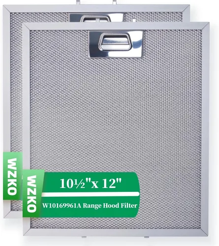 Vista 8 de W10169961A Filtro de grasa para campana extractora, 12 x 10.5 x 0.35