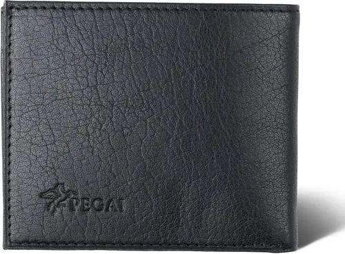 Vista 6 de PEGAI Cartera plegable de cuero estándar Edward, Amarillo, Cartera plegable