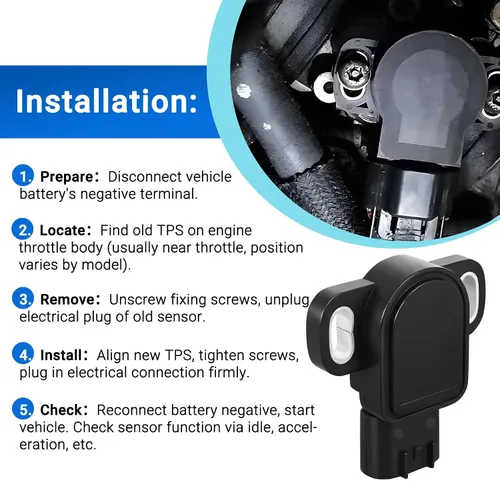 Vista 5 de Sensor de posición del acelerador TPS para Yamaha Grizzly 550 700 Kodiak 700 Rhino 700 Road Star Viking 700 YFZ450X YFZ450R Reemplazar
