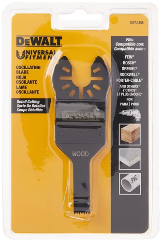 Vista 4 de DEWALT Dwa4208 - Hoja oscilante para detalles de madera, color negro