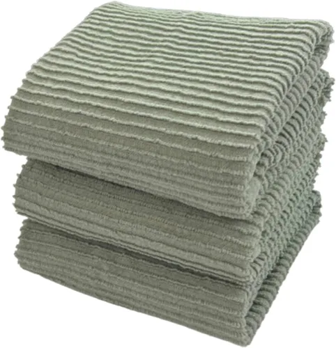 Vista 10 de Serafina Home Toallas de cocina de tamaño grande de color sólido negro: paño de 100 % algodón suave para limpieza y secado absorbente, con ribete