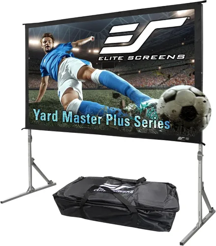 Vista 12 de Pantalla para proyector al aire libre con soporte 16:9, 8K 4K Ultra HD 3D, plegable y rápida YardMaster 2 Dual Proyección delantera y trasera