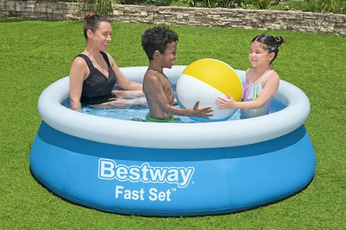 Vista 2 de Bestway Fast Set™ 6' x 20"/1.83m x 20.1 in Piscina