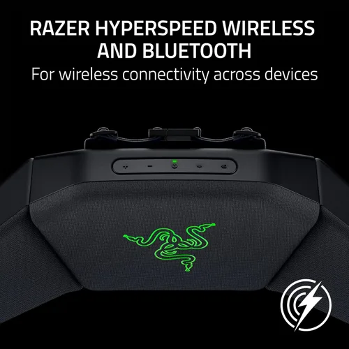 Vista 6 de Razer Clio - Cojín de cabeza de altavoz inalámbrico: THX habilitado para audio espacial - Altavoces dobles integrados de campo cercano - Múltiples