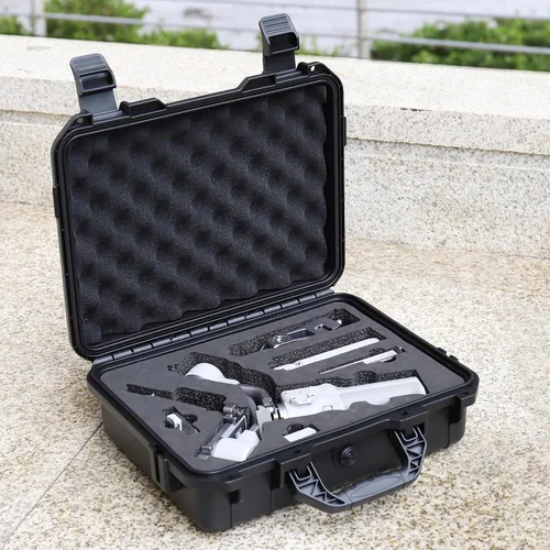 Vista 6 de RS 4 Mini Estuche Duro, Estuche de Viaje de Almacenamiento Impermeable para DJI RS 4 Mini Combo de Gimbal Creador Estabilizador Ligero y Accesorios