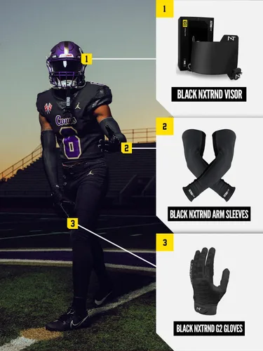 Vista 58 de Nxtrnd Air-TEK - Mangas de compresión para hombre, par de fútbol transpirable
