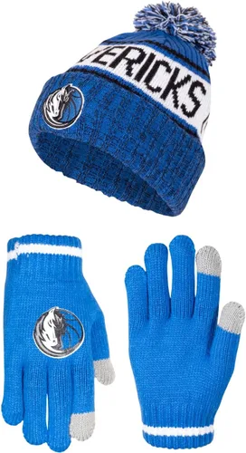 Vista 15 de Ultra Game NBA - Gorro de invierno súper suave para niños y niñas, con guantes de pantalla táctil extra cálidos