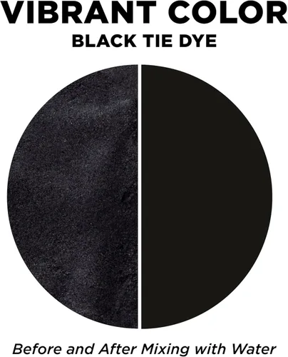 Vista 6 de Tulip Paquete de recambio de tinte tie-dye de un solo paso, color negro