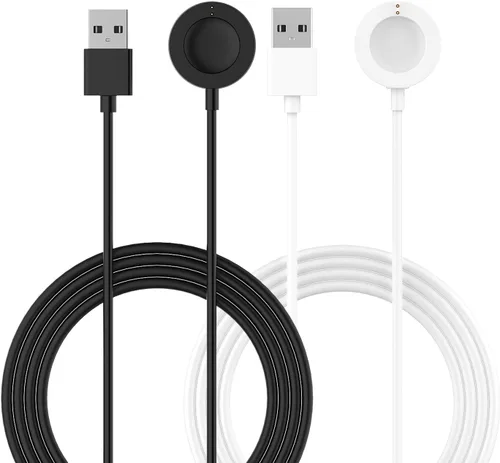 Vista 7 de Compatible con el cargador de reloj inteligente Citizen CZ, cable de carga rápida de 3.3 pies, base de carga magnética para reloj inteligente Negro