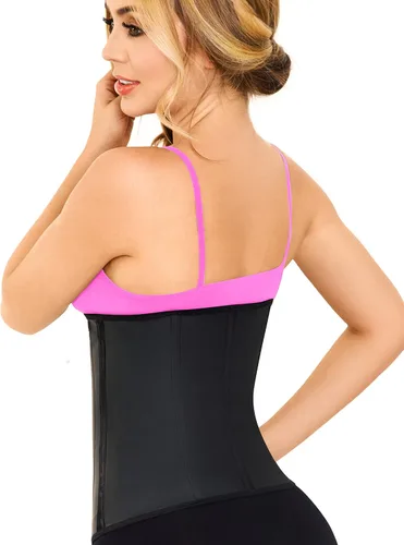 Vista 4 de Lady Slim - Fajas reductoras colombianas de látex para mujer, faja moldeadora de cintura para mujer. Cinturilla Shapewear Free Extender Cintura