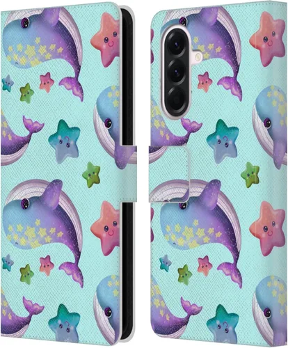 Vista 256 de Head Case Designs Officially Licensed Carla Morrow Colorful Space Dice Patterns Leather Wallet Case Compatible with Samsung Galaxy A07 4G