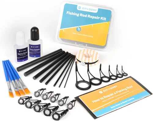 Vista 8 de Fishing Rod Repair Complete Kit,Pole&Tip Replacement with Supplies 33 EU