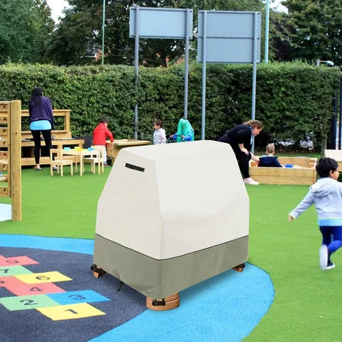 Vista 7 de Cubierta para mesa de agua para niños, resistente al aire libre, 600D, impermeable, anti-UV, a prueba de polvo, para niños, compatible con Step2
